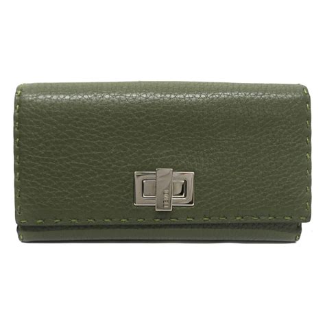 fendi wallet green|fendi wallet for sale.